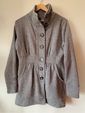 Avalanche Gray Pea Coat